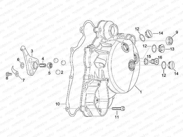 Clutch cover