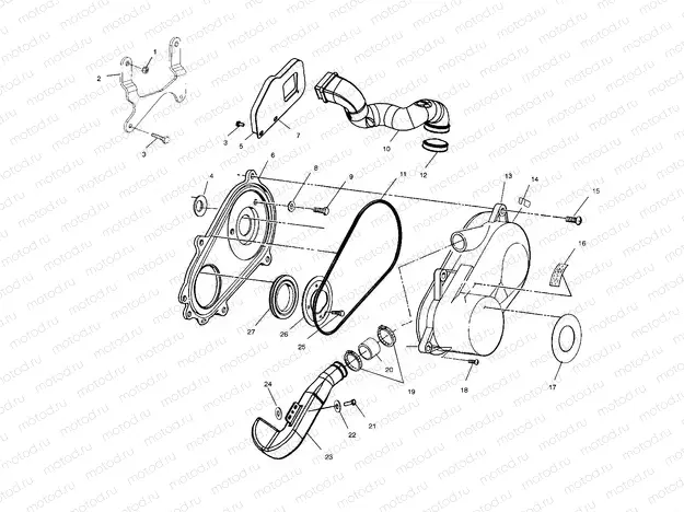 CLUTCH COVER - A00AA32AB (4960076007C002) | CLUTCH COVER - A00AA32AB (4960076007C002)