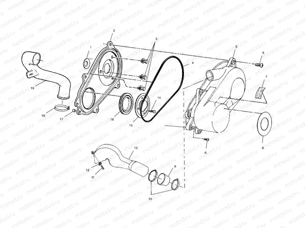 CLUTCH COVER - A01CD50AA (4964196419C005) | CLUTCH COVER - A01CD50AA (4964196419C005)