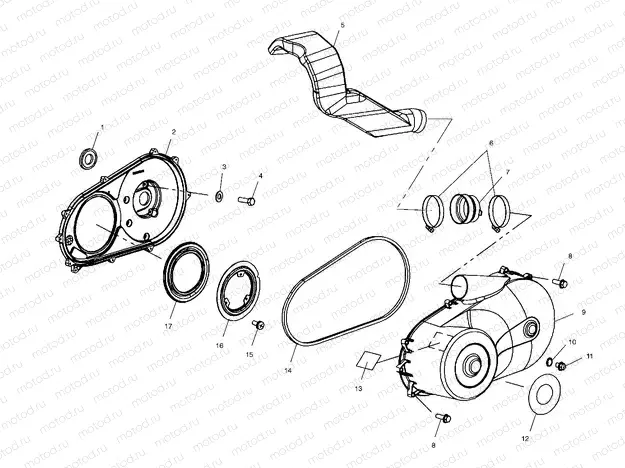 CLUTCH COVER - A02CH68AA/AB/AC/CA/CB (4966346634C03) | CLUTCH COVER - A02CH68AA/AB/AC/CA/CB (4966346634C03)