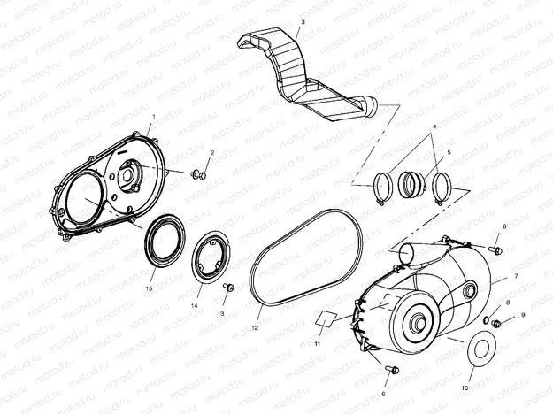 CLUTCH COVER - A03CH59AA/AF/AG (4986128612C05) | CLUTCH COVER - A03CH59AA/AF/AG (4986128612C05)