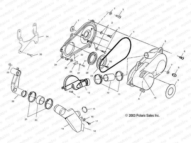 CLUTCH COVER - A04BA25CA/CB (4986208620C01) | CLUTCH COVER - A04BA25CA/CB (4986208620C01)