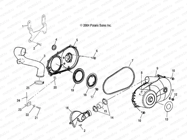 CLUTCH COVER - A04BG50AA/FA (4994789478C05) | CLUTCH COVER - A04BG50AA/FA (4994789478C05)