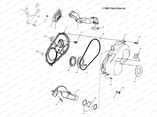 CLUTCH COVER - A04CA32AA/AB/FA (4986248624B12) | CLUTCH COVER - A04CA32AA/AB/FA (4986248624B12)