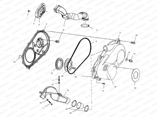 CLUTCH COVER - A04CB32AA/FC (4975217521C05) | CLUTCH COVER - A04CB32AA/FC (4975217521C05)