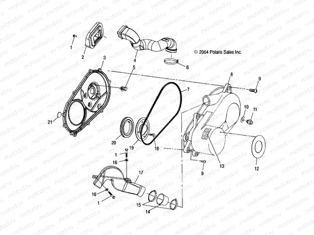 CLUTCH COVER - A04CD32AA/AB/AC/FB (4997869786C13) | CLUTCH COVER - A04CD32AA/AB/AC/FB (4997869786C13)