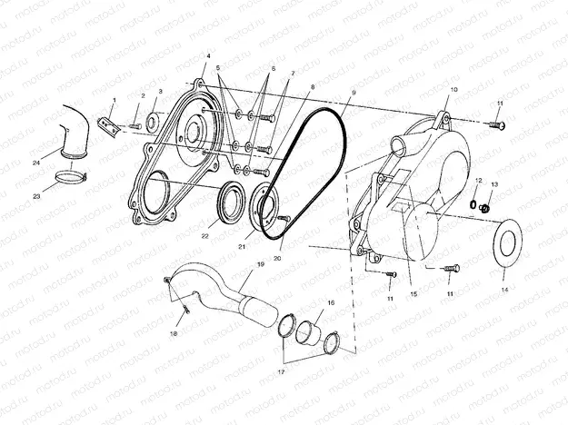 CLUTCH COVER - A04CH42AA/AE/AG (4986068606C07) | CLUTCH COVER - A04CH42AA/AE/AG (4986068606C07)