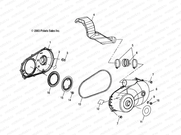 CLUTCH COVER - A04CH68AK/AL/AN/AO (4987438743C05) | CLUTCH COVER - A04CH68AK/AL/AN/AO (4987438743C05)