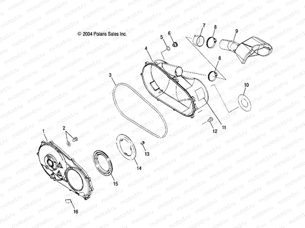 CLUTCH COVER - A05MH68AP (4999609960C11) | CLUTCH COVER - A05MH68AP (4999609960C11)