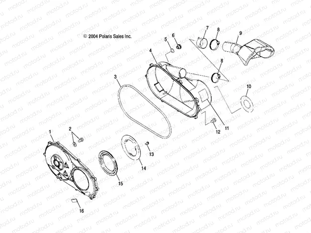 CLUTCH COVER - A05MH76AC/AT/AU/AW (4994279427C12) | CLUTCH COVER - A05MH76AC/AT/AU/AW (4994279427C12)