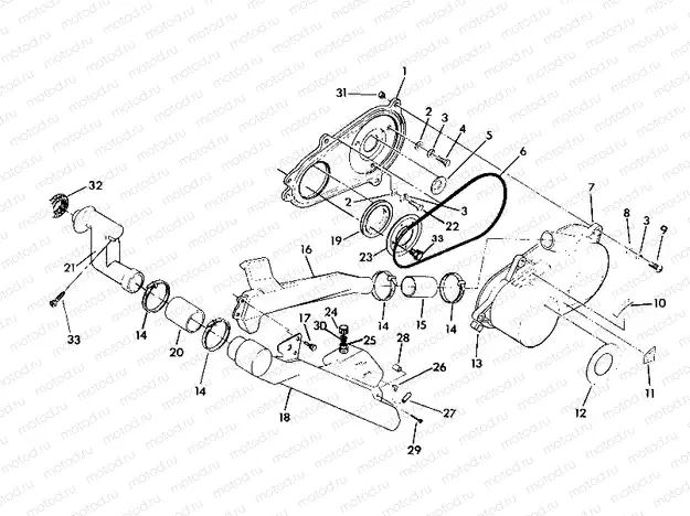 CLUTCH COVER ASSEMBLY 350 2X4 - Update (4919821982022A) | CLUTCH COVER ASSEMBLY 350 2X4 - Update (4919821982022A)
