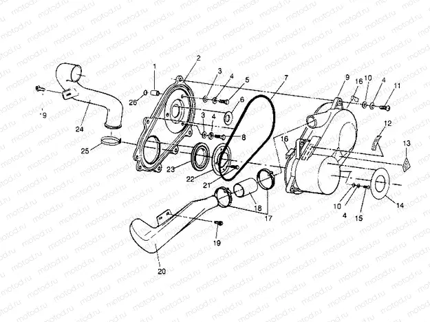 CLUTCH COVER ASSEMBLY Magnum 2x4 W957544 (4926852685B014) | CLUTCH COVER ASSEMBLY Magnum 2x4 W957544 (4926852685B014)