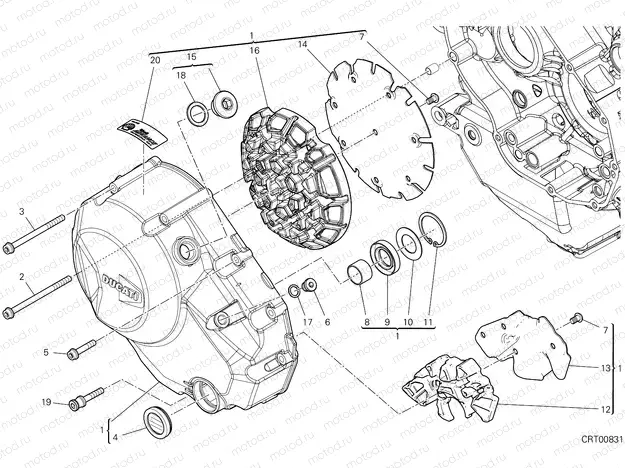 CLUTCH COVER [MOD:DVL1260]