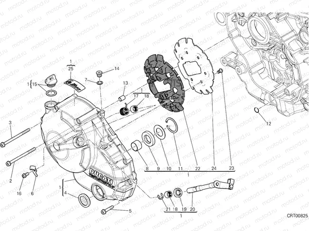 CLUTCH COVER [MOD:M 821]