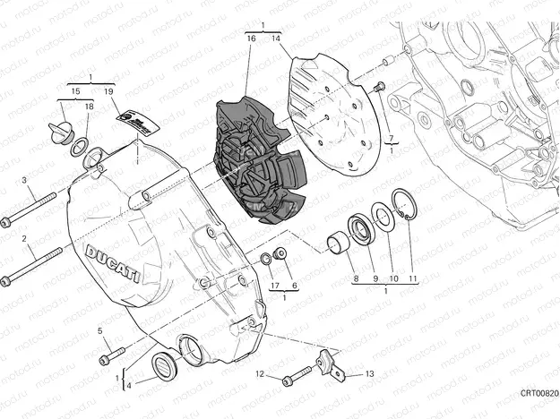 CLUTCH COVER [MOD:MS1260SA]
