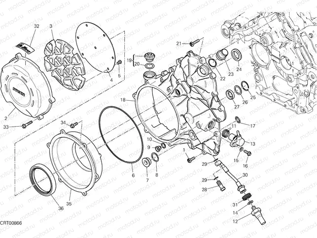 CLUTCH COVER [MOD:PANV4SL]
