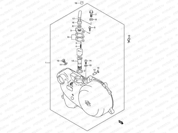 CLUTCH COVER - OIL PUMP