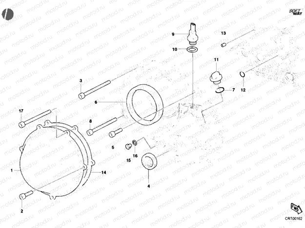 CLUTCH COVER, OUTER » CLUTCH