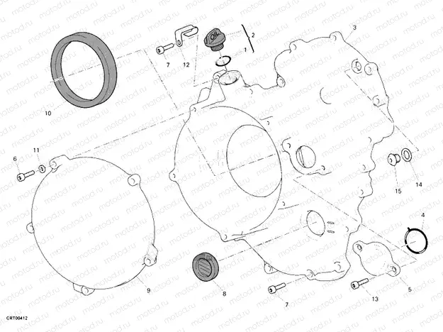 CLUTCH COVER, OUTER » CLUTCH