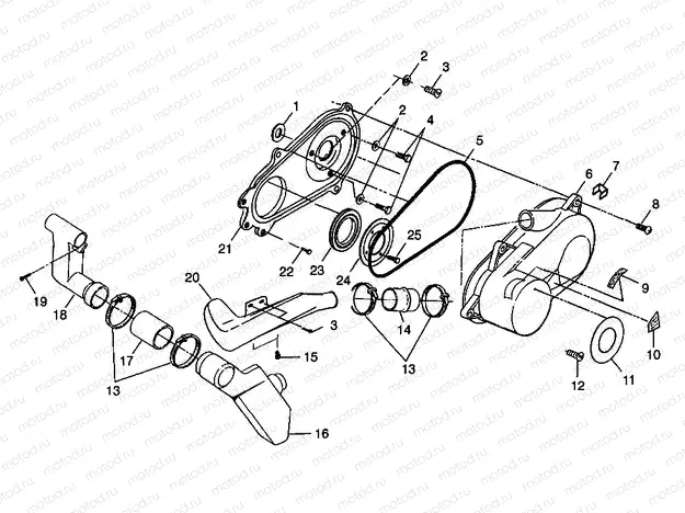 CLUTCH COVER - W98AA25C (4945314531B010) | CLUTCH COVER - W98AA25C (4945314531B010)