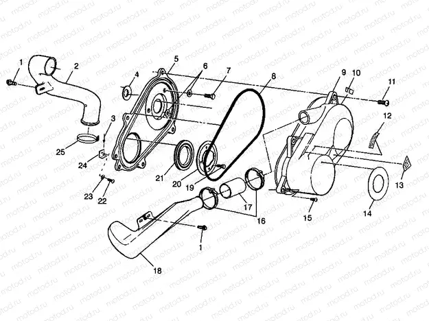 CLUTCH COVER - W98AC42A (4945214521C002) | CLUTCH COVER - W98AC42A (4945214521C002)