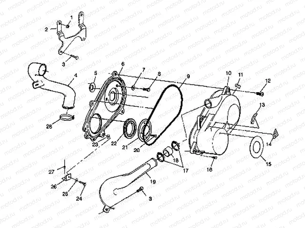 CLUTCH COVER - W98BC50A (4944994499c007) | CLUTCH COVER - W98BC50A (4944994499c007)