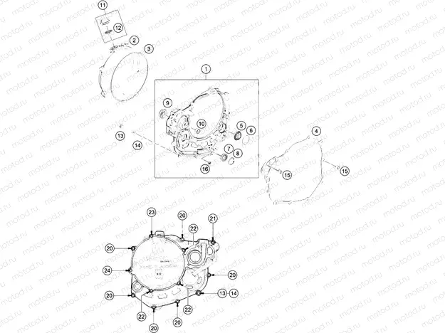 CLUTCH COVER|Engine|30