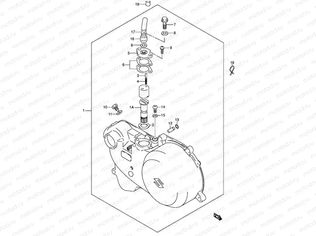 CLUTCH COVER/OIL PUMP