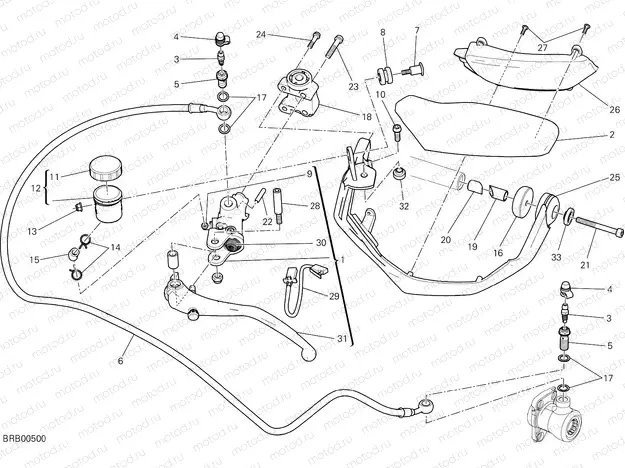 CLUTCH MASTER CYLINDER [MOD:MS1200E]