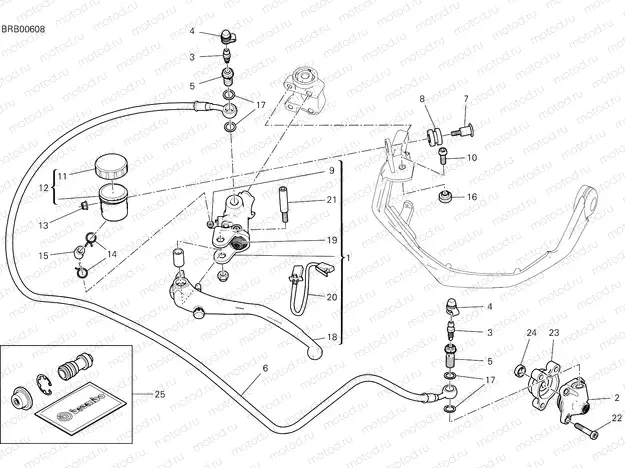 CLUTCH MASTER CYLINDER [MOD:MS1260PP]
