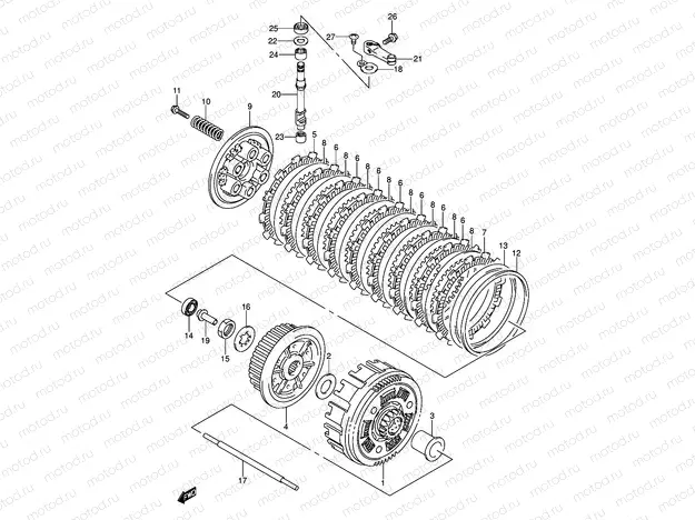 CLUTCH (MODEL K5/K6/K7)