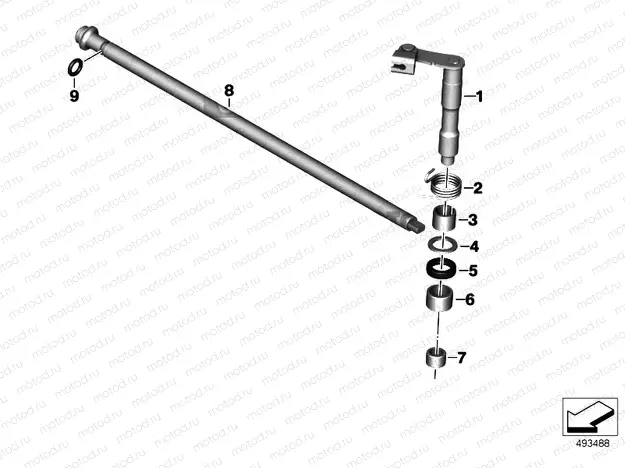 CLUTCH THROWOUT BEARING WITH LEVER