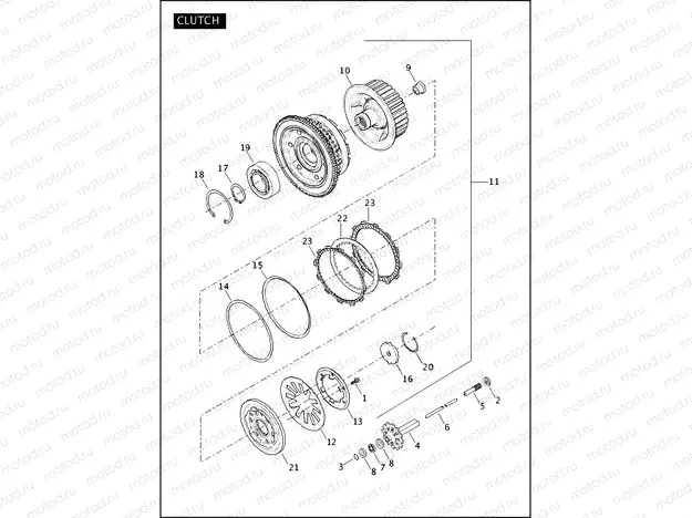 CLUTCH - TWIN CAM 103â¢