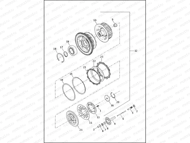 CLUTCH - TWIN CAM 103â¢