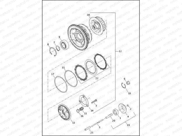 CLUTCH - TWIN CAM 110â¢