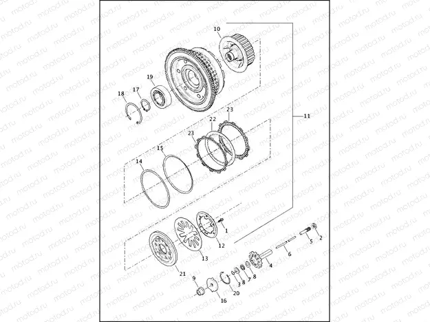 CLUTCH - TWIN CAM 96â¢