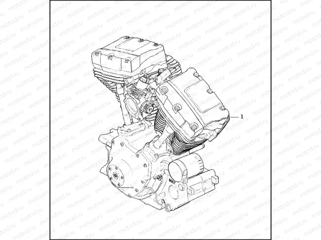 COMPLETE ENGINE - 1550 TWIN CAM 95B