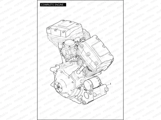 COMPLETE ENGINE - TWIN CAM 88Bâ¢