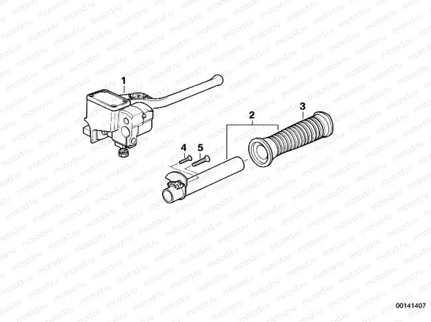 Complete right handle unit