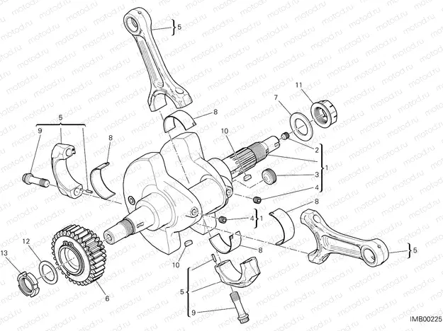 CONNECTING RODS [MOD:HYM939SP]