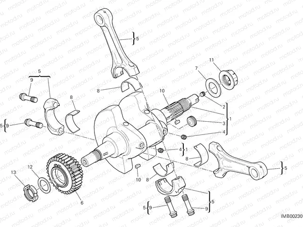 CONNECTING RODS [MOD:M 821]