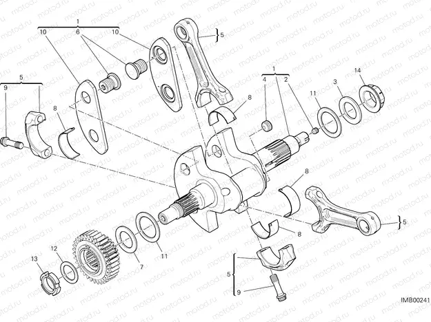 CONNECTING RODS [MOD:MS1260S]