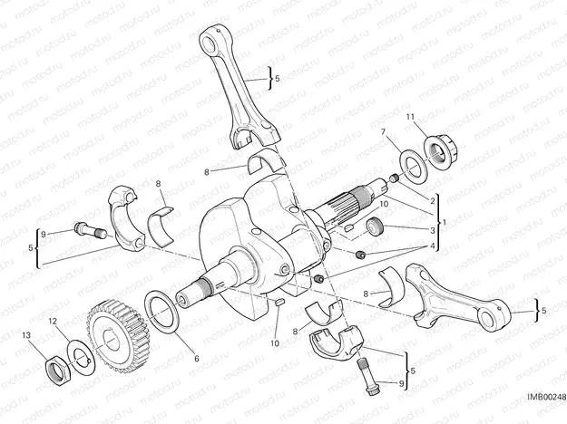 CONNECTING RODS [MOD:SCR800DK]
