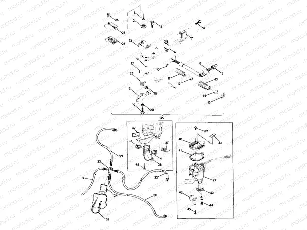 CONTROL ASSEMBLY 250 4X4 - Update (4919791979017A) | CONTROL ASSEMBLY 250 4X4 - Update (4919791979017A)