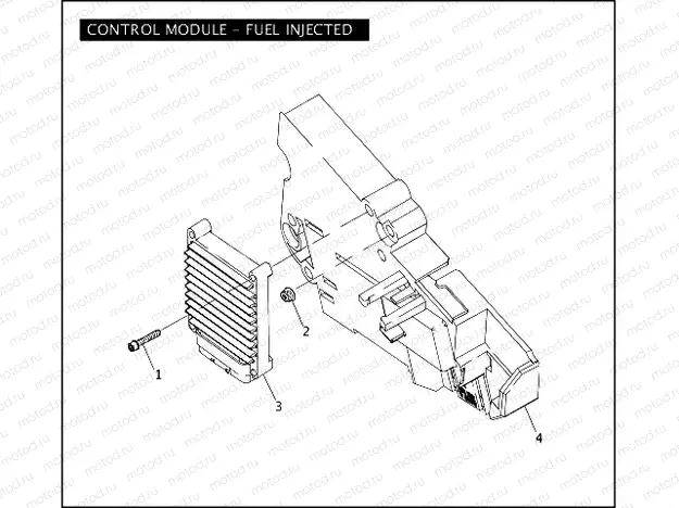 CONTROL MODULE - FUEL INJECTED