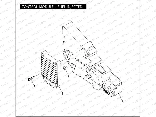 CONTROL MODULE - FUEL INJECTED