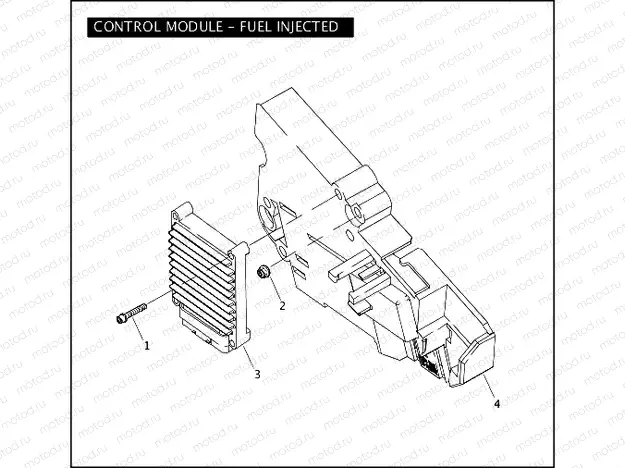 CONTROL MODULE - FUEL INJECTED