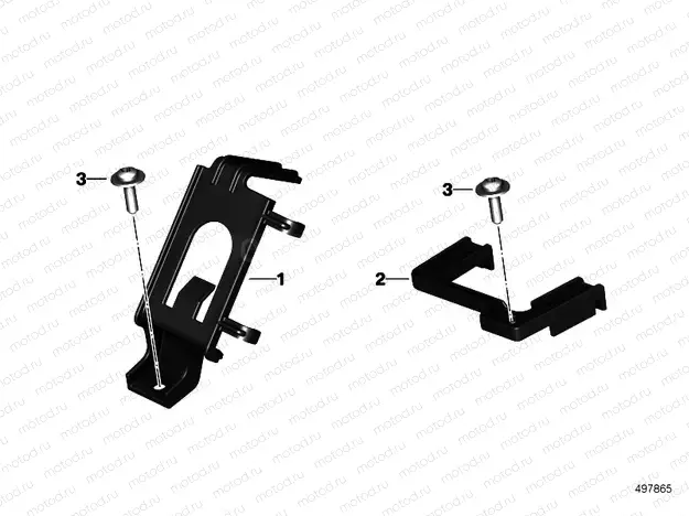 CONTROL UNIT BRACKET, TELEMATICS