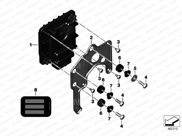 Control unit for BMS-E