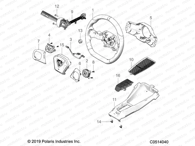 CONTROLS | CONTROLS, HAND CONTROLS - T20AAPHD/RHB (C0514040)